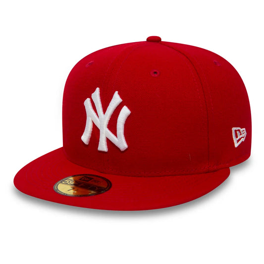 Red NYC Fitted Cap