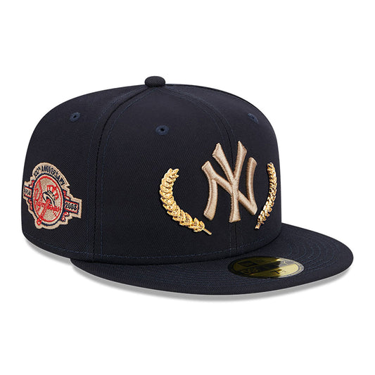 New York Yankees Gold Leaf Navy 59FIFTY Fitted Cap