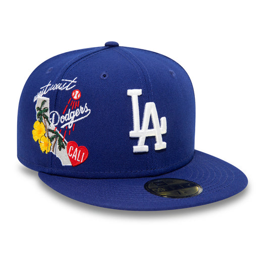 LA Dodgers Blue Fitted Cap