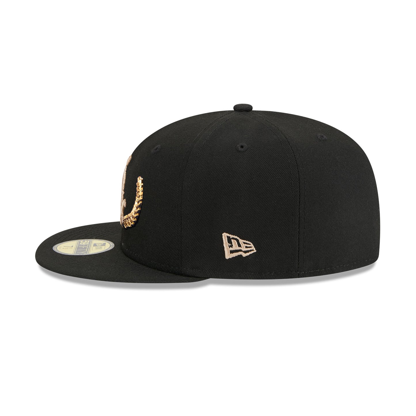 Chicago White Sox Gold Leaf Black 59FIFTY Fitted Cap