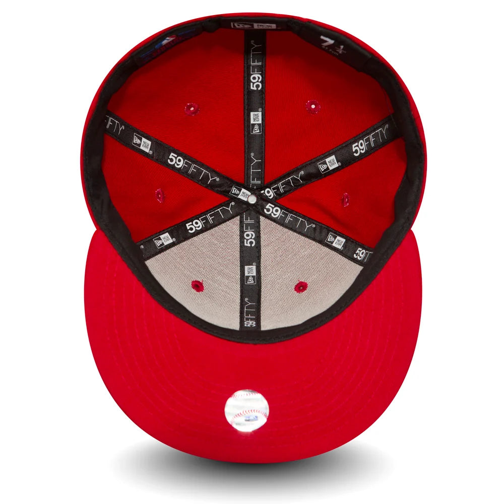 Red NYC Fitted Cap