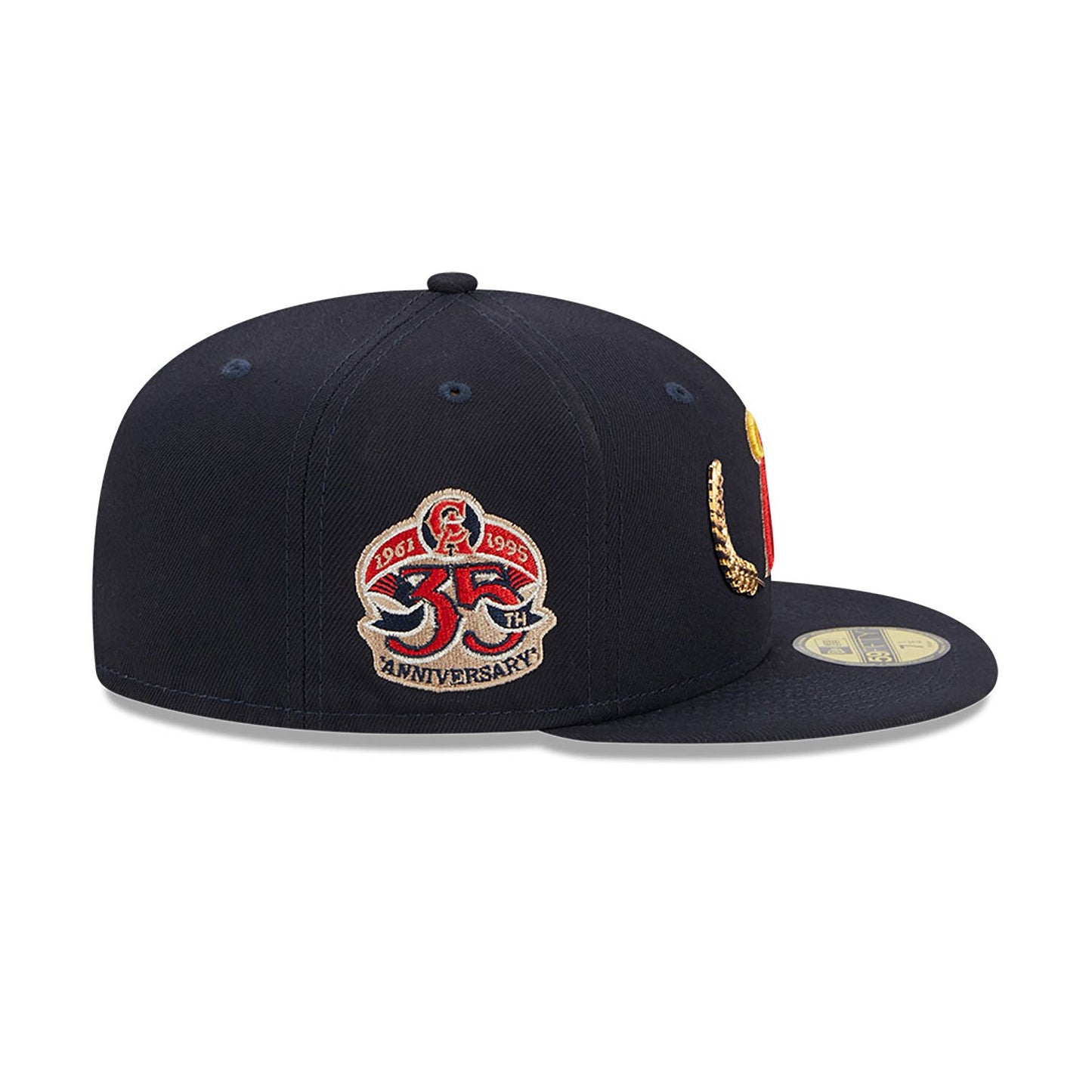 California Angels Gold Leaf Navy 59FIFTY Fitted Cap
