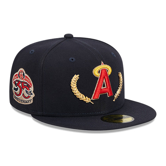California Angels Gold Leaf Navy 59FIFTY Fitted Cap